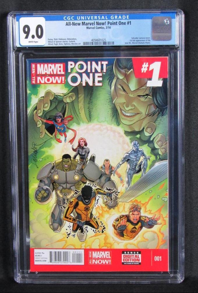 All New Marvel Now Point One #1 (2014) Key 1st Kamala Khan CGC 9.0