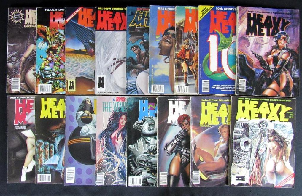 Lot (17) Asst. Heavy Metal Magazines