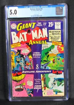 Batman Annual #6 (1963) Silver Age 80 Page Giant CGC 5.0