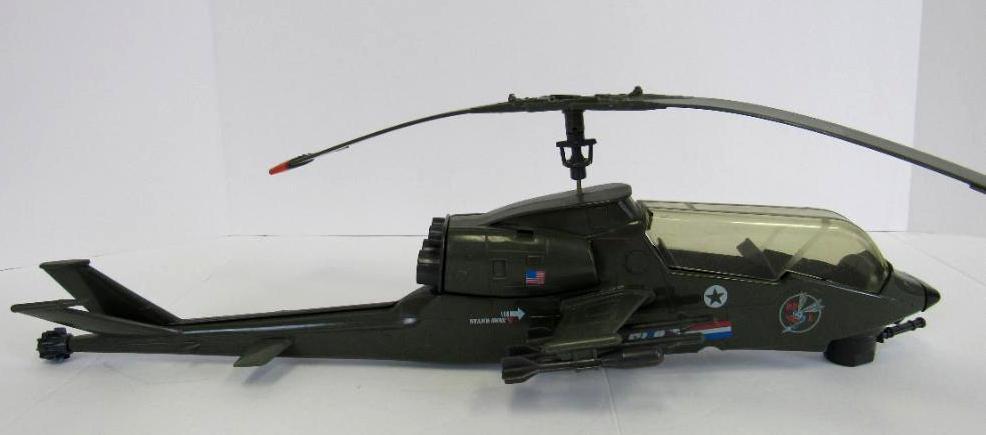 Vintage 1983 GI Joe Dragonfly Assault Copter w/Wild Bill Pilot Complete