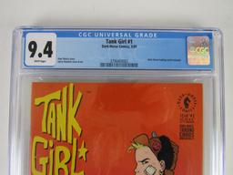 Tank Girl #1 (1991) KEY 1st Issue Dark Horse Comics/ ICONIC COVER CGC 9.4