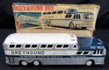 Antique Japan Tin Friction Greyhound Super Scenicruiser Bus 11.5"