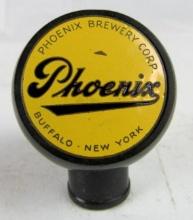Rare Original Antique Phoenix Beer Tap Handle w/ Porcelain Enameled Logo