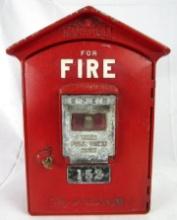Antique Gamewell Cast Metal Fire Alarm Call Box