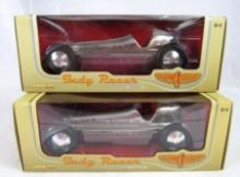 (2) Greenlight 1/24 Indy Roadster Racers- Clabber Girl & 90th Running MIB