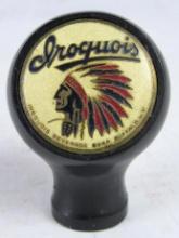 Rare Original Antique Iroquois Beer Tap Handle w/ Porcelain Enameled Logo