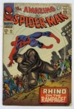 Amazing Spider-Man #43 (1966) Silver Age 1st full Mary Jane Watson 3rd Rhino