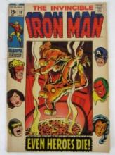 Iron Man #18 (1969) Silver Age Guest starring Avengers