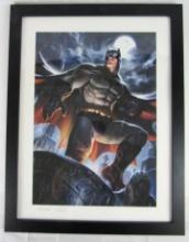 Sideshow Framed BATMAN Fine Art Print Signed Alex Pascenko & Ian MacDonald