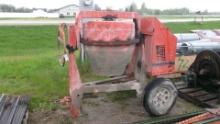CROWN PORTABLE CEMENT MIXER, Honda engine, hasn't been used lately