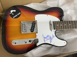 George Strait signed guitar w/ documentation