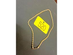 14kt Gold Italian Necklace