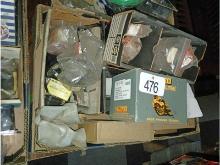 Box of New Motorcycle Parts