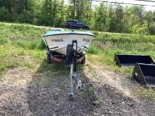 14' Boat With 33 Hp Evinrude Motor & Trailer - No Ownership