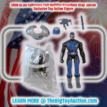 2006 GI Joe Collectors Club Nullifier Parachute Drop Joecon Exclusive Toy Action Figure