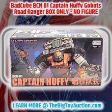 BadCube BCN 01 Captain Huffy Gobots Road Ranger BOX ONLY - NO FIGURE