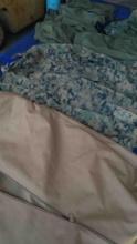 Garment bag, Med- reg shirt & pant, 6 shorts, 2 shirts, hat. 12 pieces