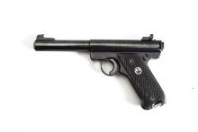 Ruger Mark I, Semi-Auto Pistol, .22 LR caliber, SN 308605, blue finish, 5 1/4" heavy barrel, some li
