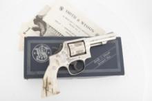 Engraved Smith & Wesson, Model 10-6, DA Revolver, SN 2D12012, .38 S&W SPL caliber, possibly factory