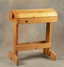 Custom made wooden Saddle Stand, 37" T x 16 1/2" W x 30" L