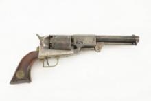 Boxed Replica of a Second Model U.S. Dragoon marked on cylinder, .44 caliber, SN 2495, gray to brown