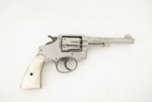 Smith & Wesson MP Double Action Revolver, .38 SPL caliber, SN 527305, nickel finish, 4 3/4" barrel,