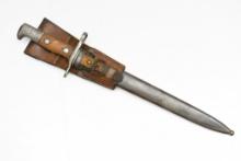 Swiss M1918 Schmidt-Rubin Bayonet (11.75" Blade) W/ Scabbard & Frog - Waffenfabrik Neuhausen