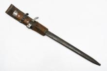 French M1892 Berthier Carbine Bayonet (15.75" Blade) W/ Scabbard & Frog