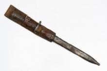 Yugoslavian M1948 Bayonet (11.75" Blade) W/ Scabbard & Frog