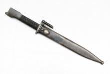 Argentine FAL Type A Bayonet (7.75" Blade) W/ Scabbard
