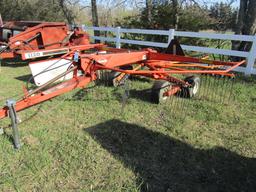 108. KUHN MODEL GA 4120 PTO ROTARY RAKE, 128 INCH WORKING WIDTH