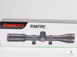 New Tasco 3-9x40mm Rifle Scope. Matte Finish and Duplex Reticle