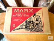 Vintage Marx Steam Type Electric Train in the Original Box