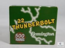 500 Rounds Remington Thunderbolt .22 Long Rifle 40 Grain