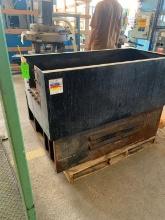 Pallet of Metal Shelving & Metal Box