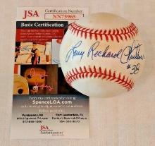 Larry Christenson Signed Autographed ROMLB Baseball JSA Rare Full Middle Name Phillies MLB
