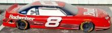 Rare NASCAR Store Prop Display Dale Earnhardt Jr Budweiser 8ft Car Working Wheels Bud Plastic Cave