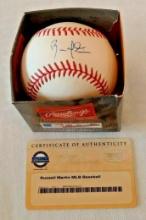 Russell Martin Autographed Signed ROMLB Baseball MLB Steiner Holo COA Yankees Dodgers Jays