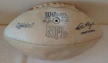 Vintage Rare 1977 LA Rams Team Sign-ed Auto 38+ Signatures Wilson NFL Football 1/1 Rozelle