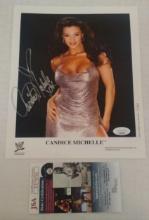 Candice Michelle Autographed Signed JSA 8x10 Original Promo Photo WWF WWE 2005