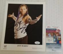 Jeff Hardy Autographed Signed 8x10 Color Original Promo Photo JSA WWE WWF TNA 2006 P-1137 Wrestling