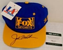 John Madden Autographed Signed 1990s NFL On Fox NWT Snapback Hat Cap Logo Athletic HOF SGC COA