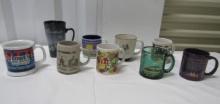 9 Souvenier Coffee Mugs