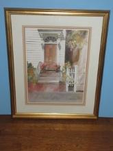 Charleston Doorway Series Offset Lithograph Artist Signed Margarete Petterson Limited