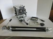 Compur Bellow Format Camera w/Case & Copal No 1 Commercial Astragon Lens Plus Tripod