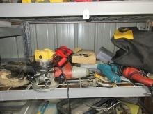Lot Power Tools 2 Empty Dremel Cases, Makita Drill, Black and Decker Sander, Polisher
