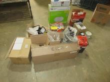 Lighting Lot Secure Home Motion Activated Light, Flood Light Twin Bulb Holder, Beyond Bright