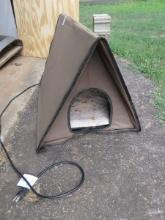 K&H Pet Products Heated Pet House Tent Style- 19" x 34" x 20"