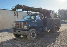 1990 GMC Topkick C7 Derrick Digger Line Truck