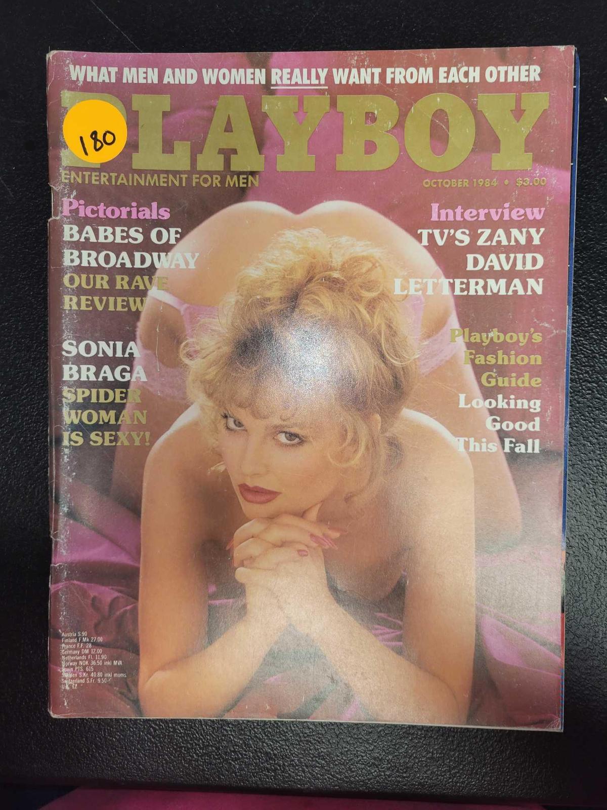 ADULTS ONLY! PLAYBOY Mag. Oct. 1984 $1 STS